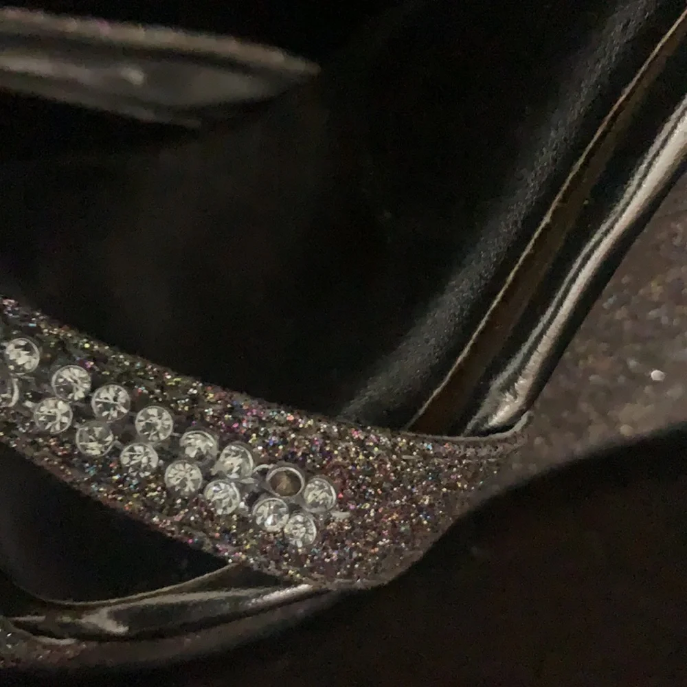 Michaelangelo heel sandal rhinestones